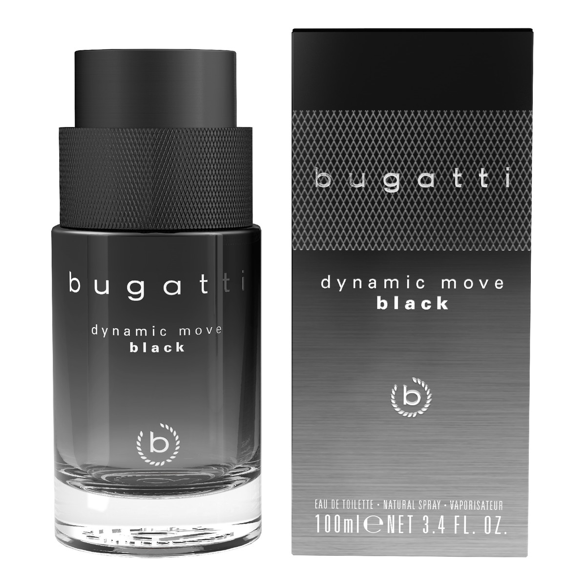 Bugatti Dynamic move m black& 100ml