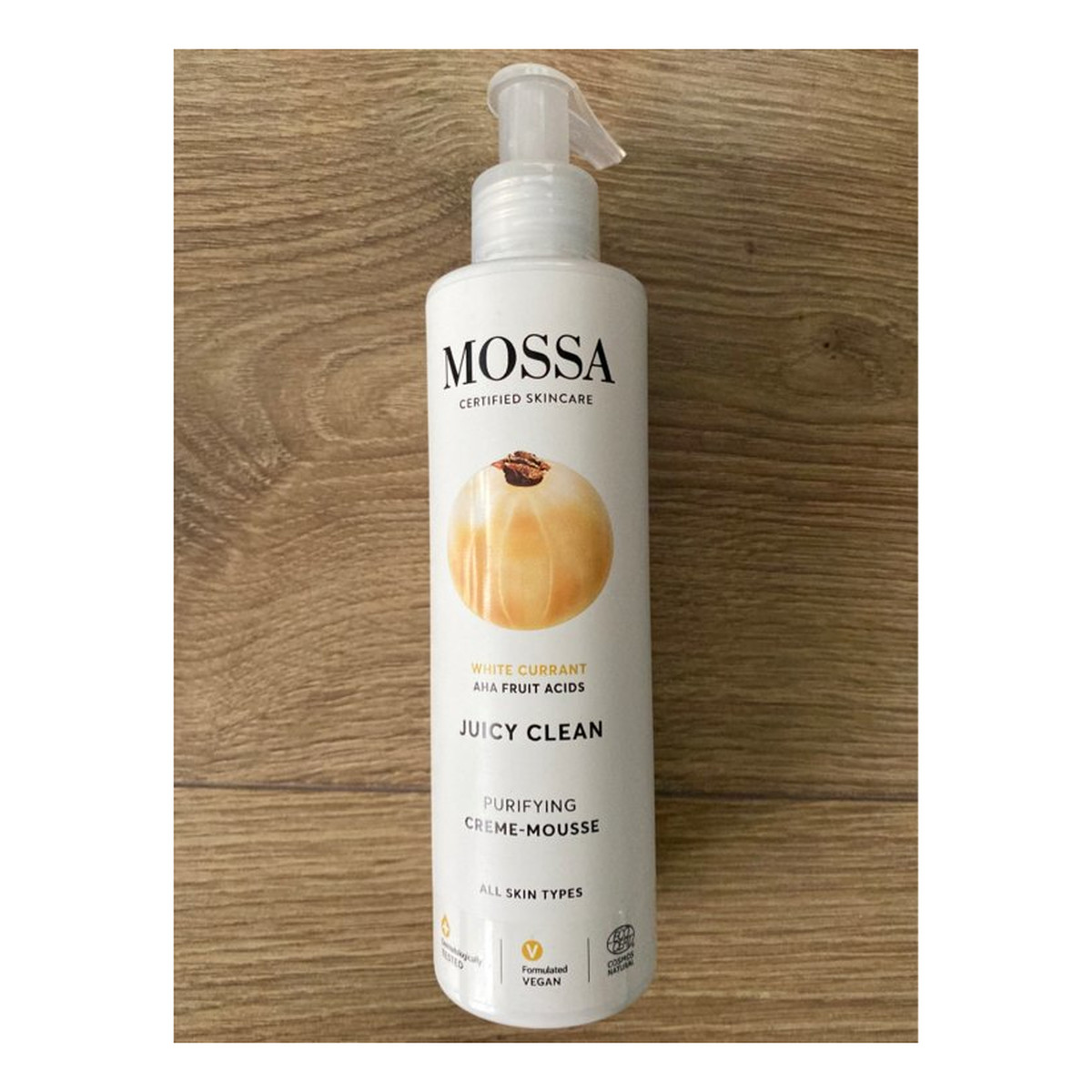 Mossa Kremowa pianka oczyszczająca z białą porzeczką 190ml