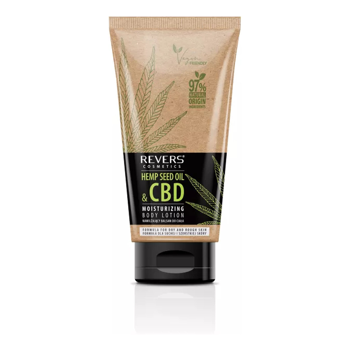 Revers Nawilżający balsam do ciała z naturalnym olejem konopnym z CBD 150ml