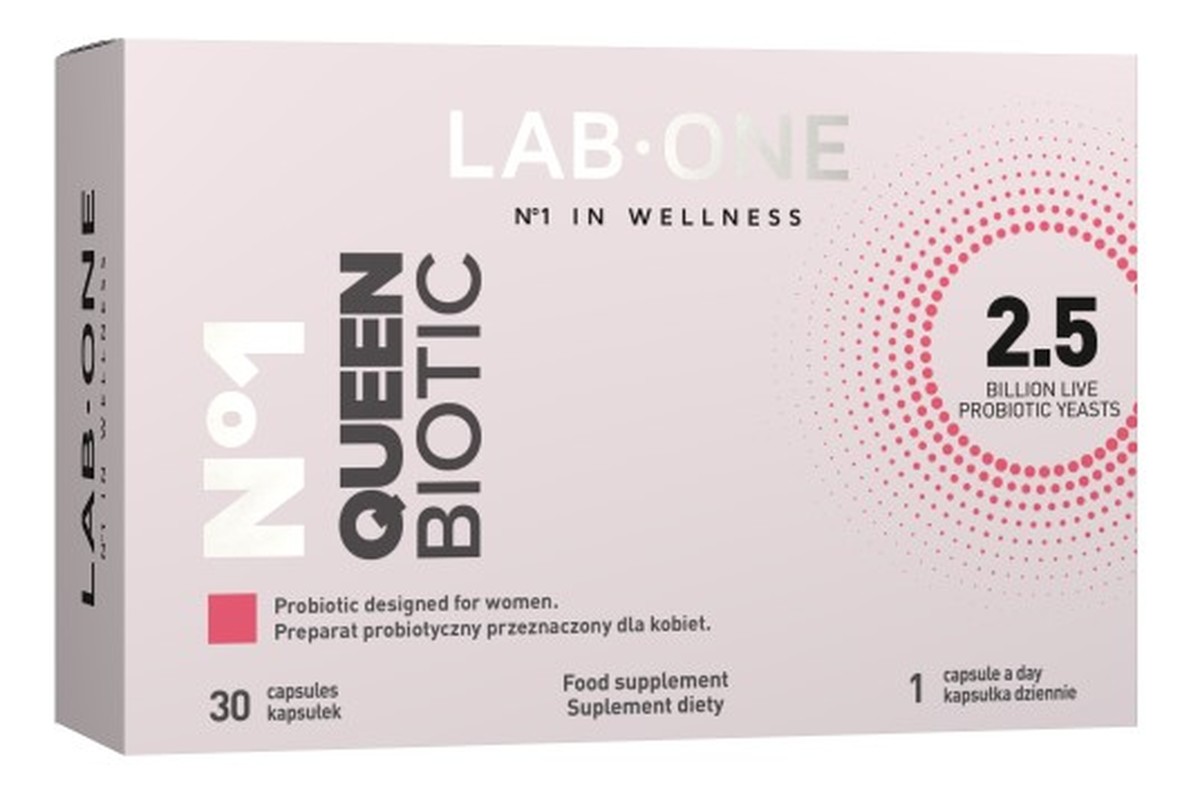 N°1 queenbiotic probiotyk dla kobiet na infekcje intymne 30 kapsułek