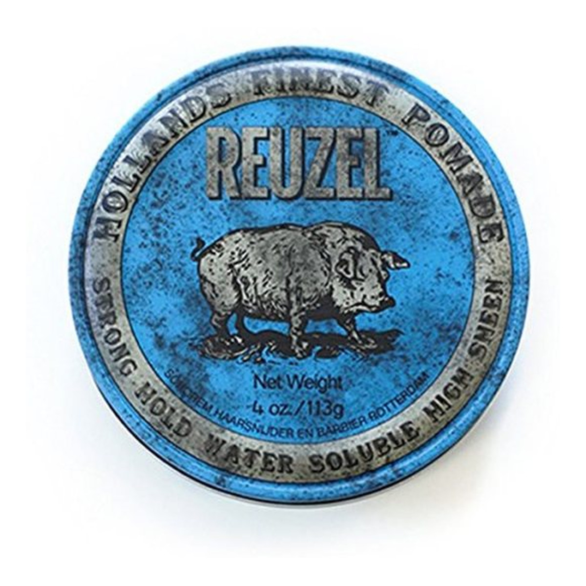 Reuzel Hollands Finest Pomade Mocno utrwalająca pomada na bazie wody Blue 113g