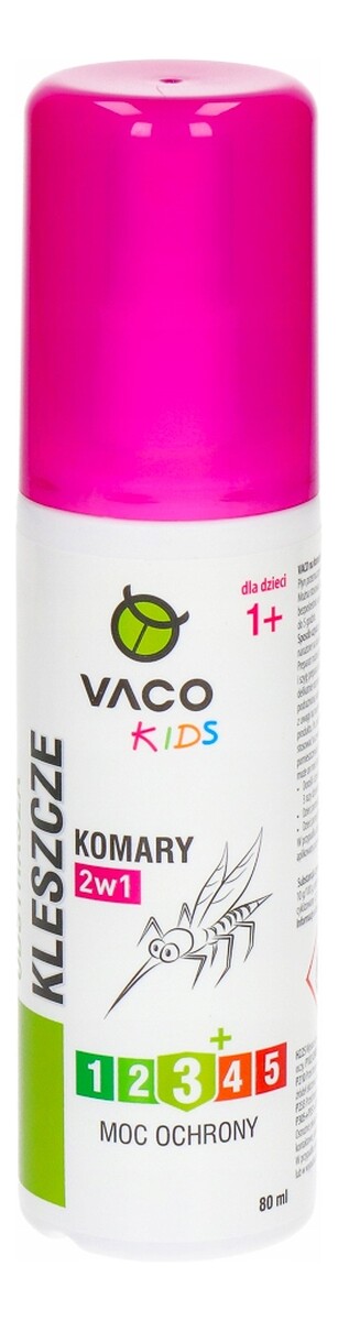 Spray odstraszający kleszcze komary i meszki dla dzieci