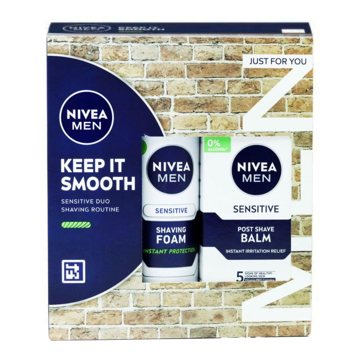 Nivea Keep It Smooth Sensitive Duo Zestaw kosmetyków do golenia