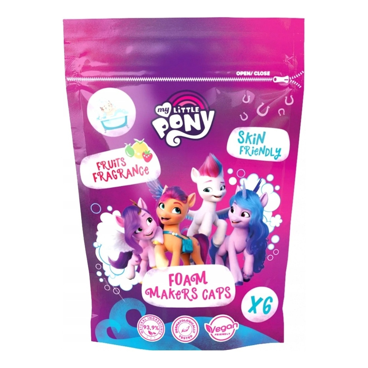 My Little Pony Pianotwory do kąpieli fruits 6x16g 96g