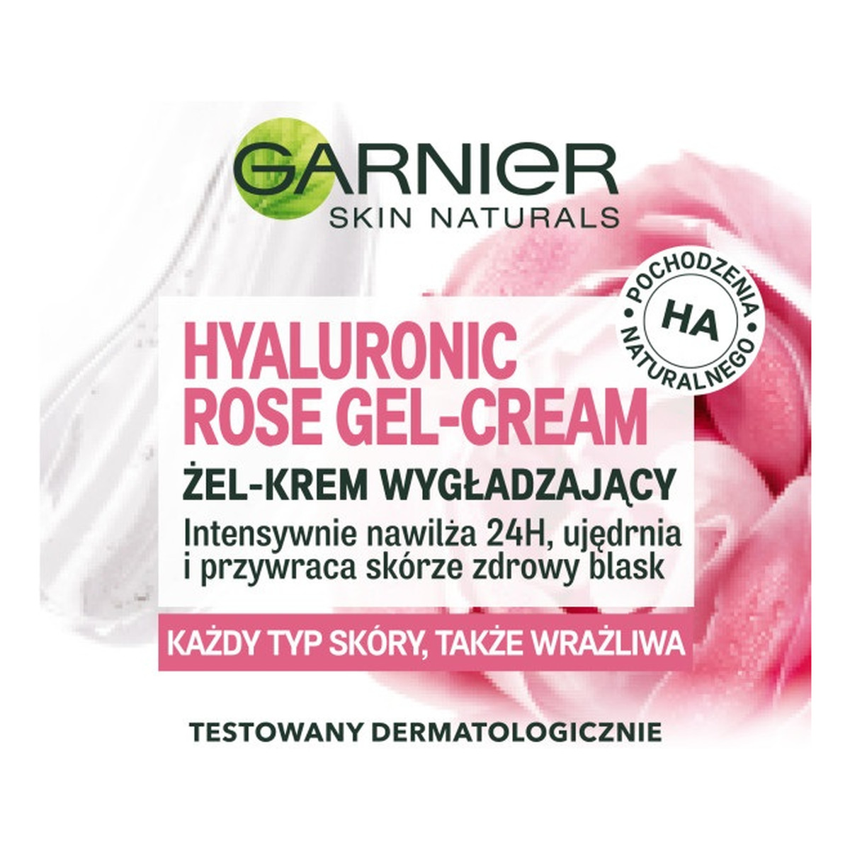 Garnier Hyaluronic Rose Żel-krem wygładzający na dzień i noc 50ml