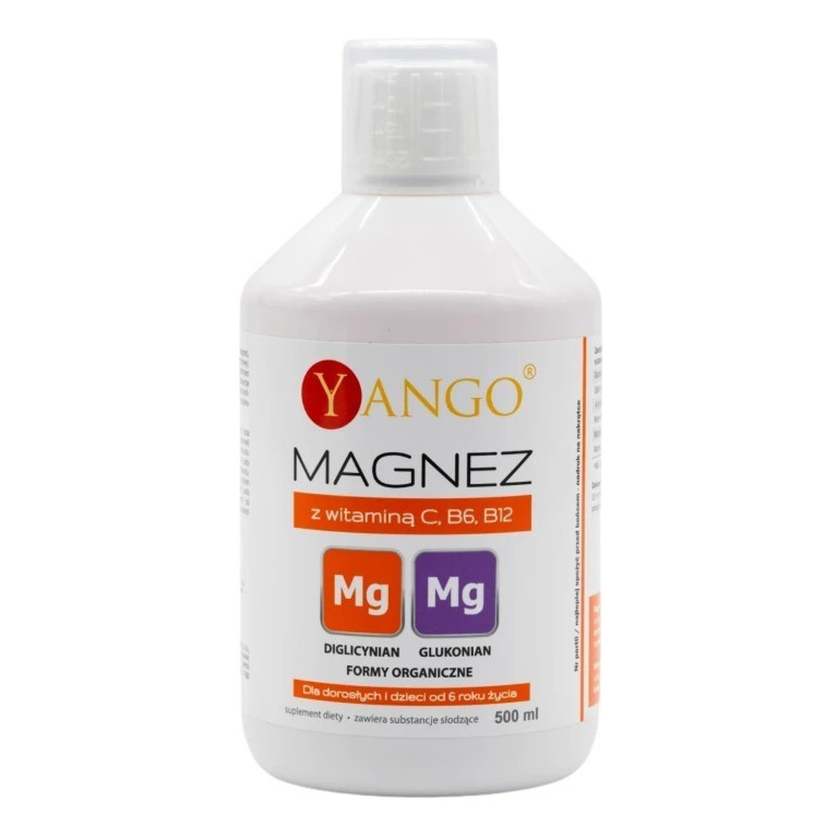 Yango Magnez z witaminą C B6 i B12 suplement diety 500ml