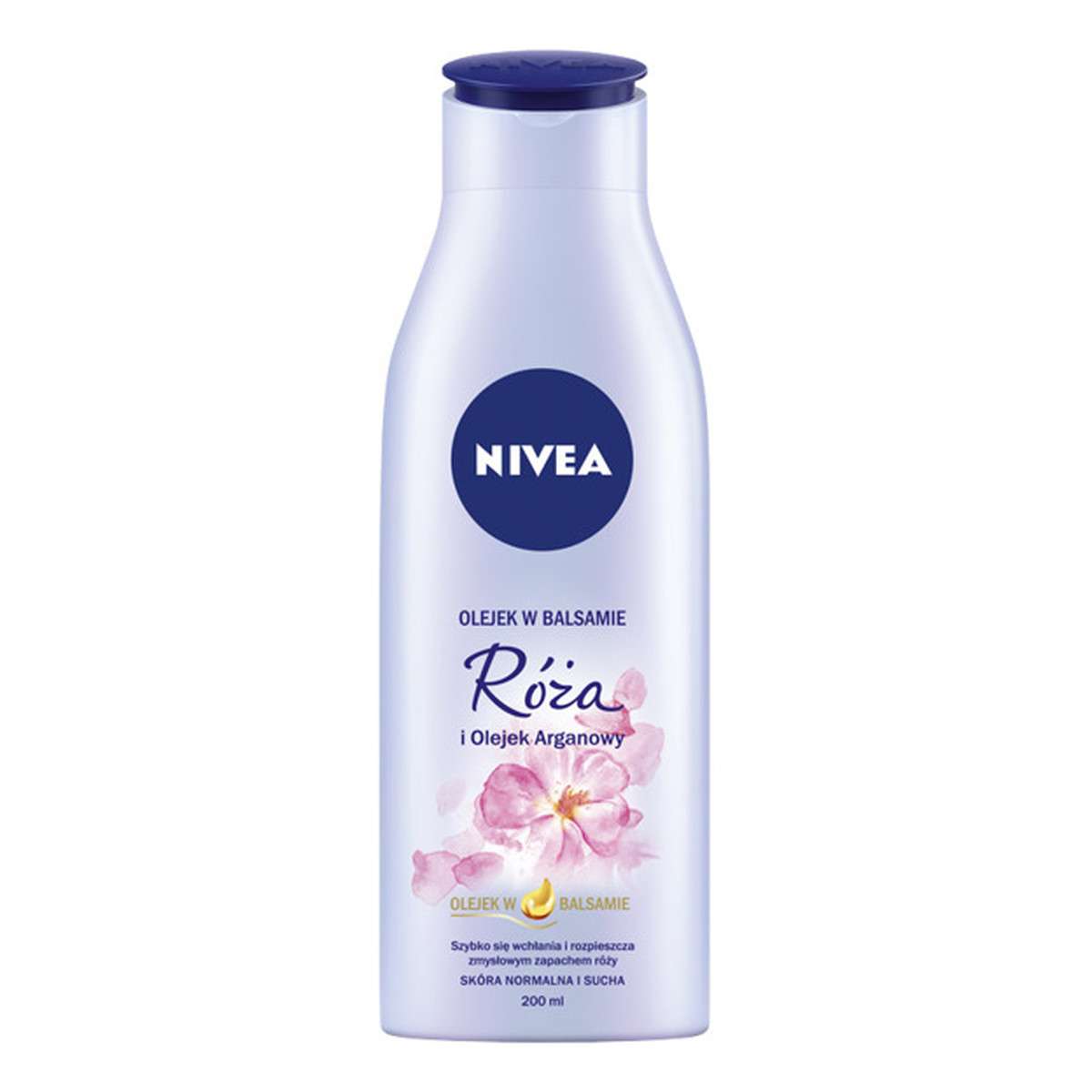 Nivea Body Olejek w balsamie nawilżający Róża i Olejek Arganowy 200ml