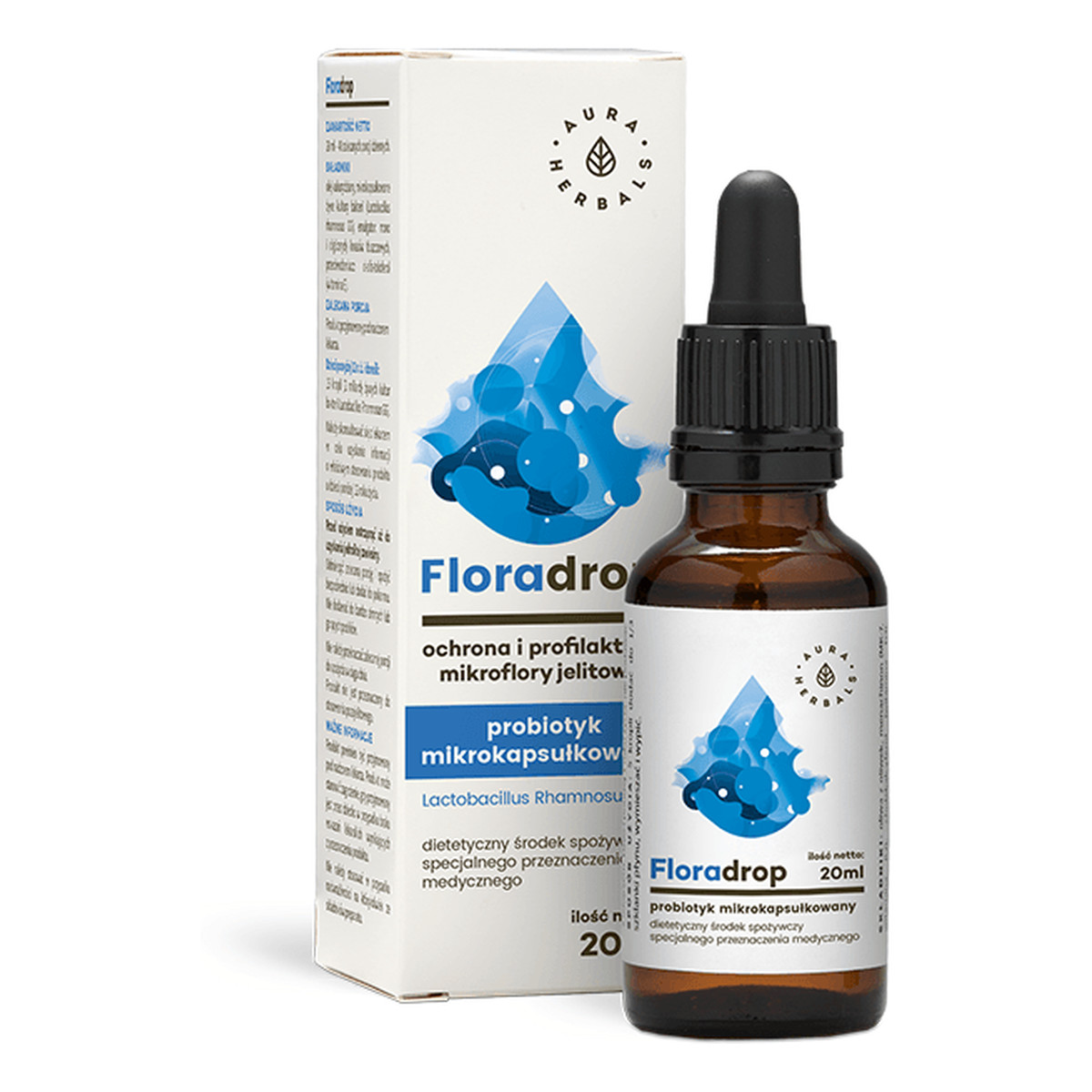 Aura Herbals Floradrop probiotyk w kroplach suplement diety 30ml