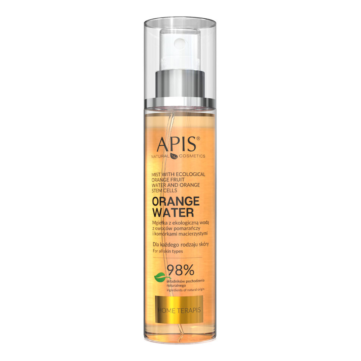 Apis Professional Mgiełka z Ekologiczną Wodą z Owoców Pomarańczy i Komórkami Macierzystymi 150ml