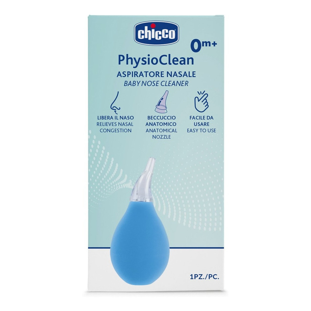 Chicco PhysioClean gruszka do nosa 0m+