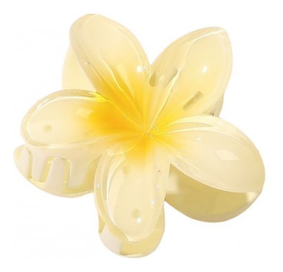 Klamra do włosów kwiat-żółte ombre (sp269zo) 1szt