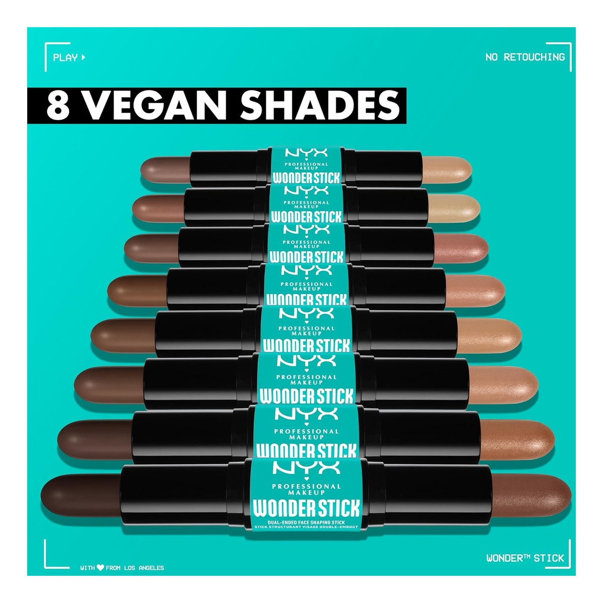 NYX Professional MakeUp Wonderstick Dual dwustronny sztyft do konturowania 4g