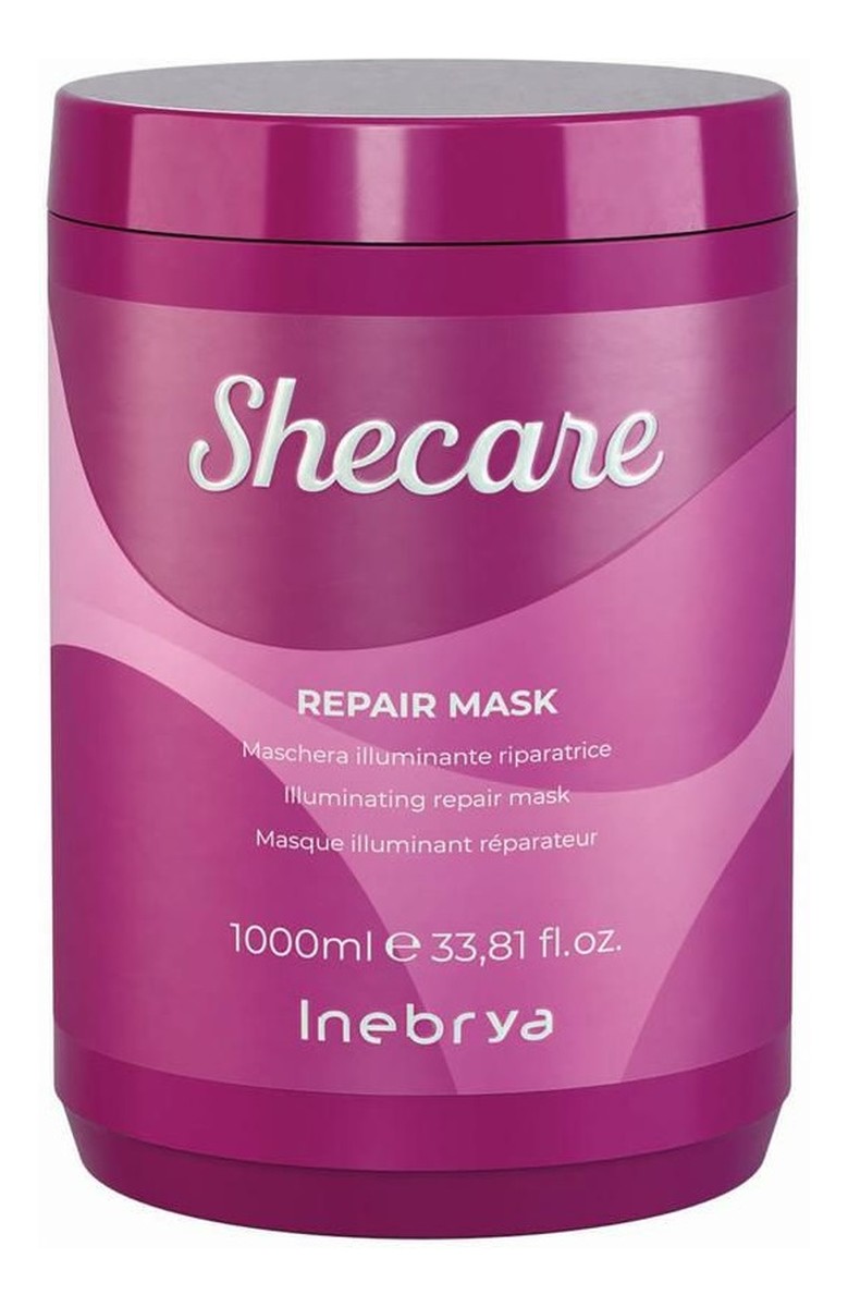 Shecare repair mask rozświetlająco-naprawcza maska do włosów zniszczonych zabiegami chemicznymi