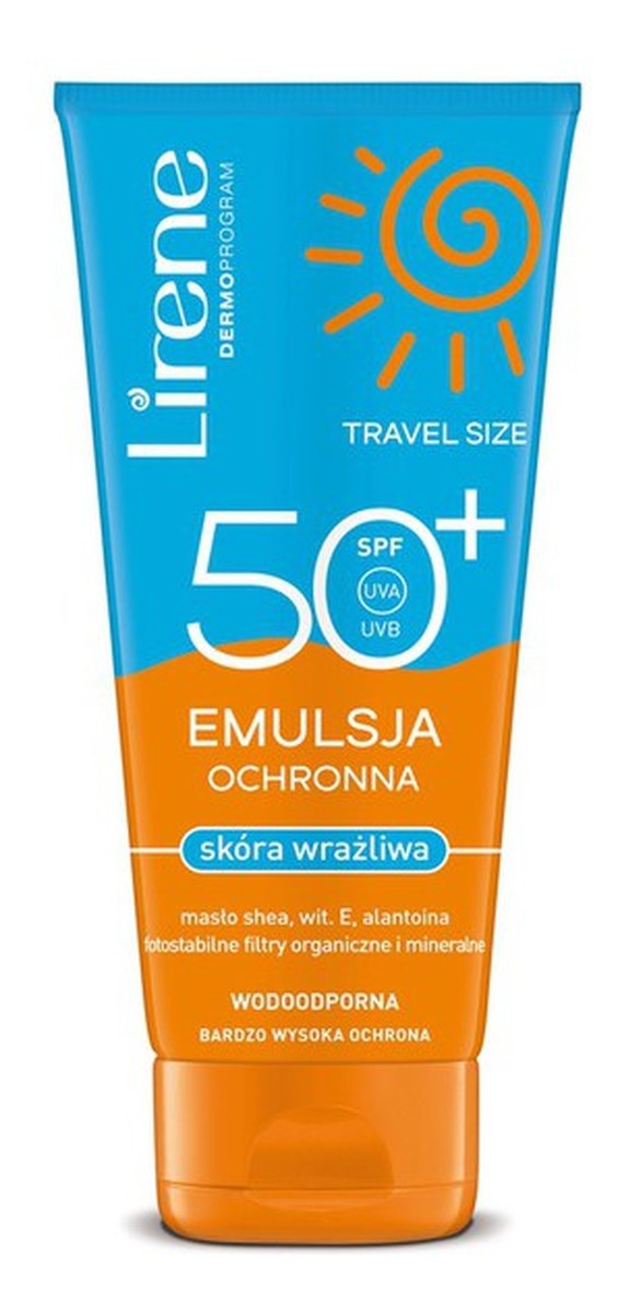 Emulsja ochronna do skóry wrażliwej SPF 50 + Travel Size