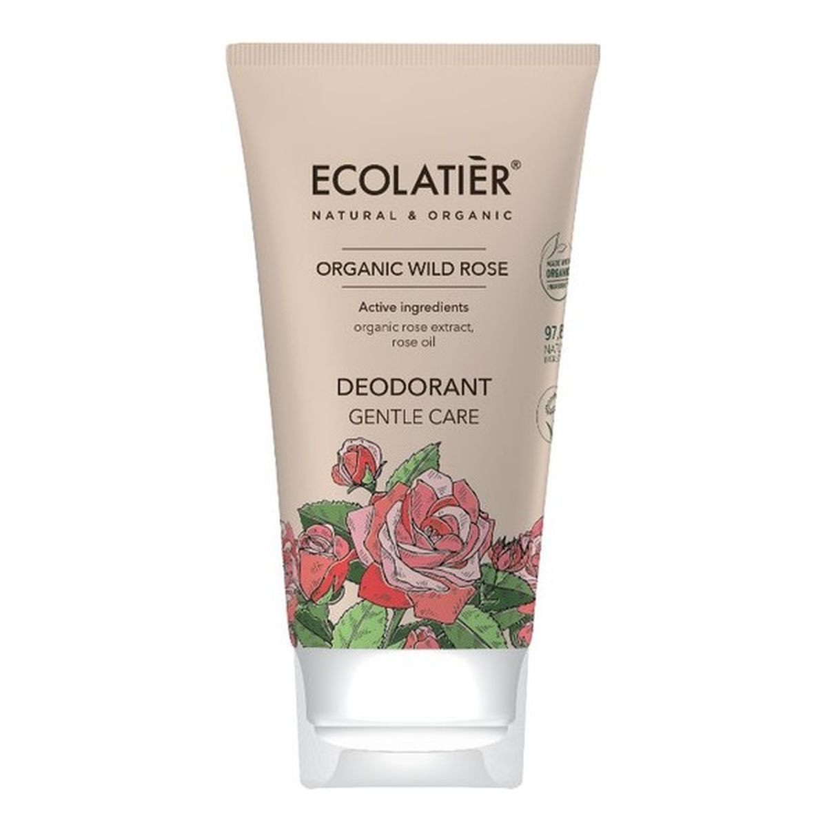 Ecolatier Wild Rose Dezodorant Delikatna pielęgnacja 40ml
