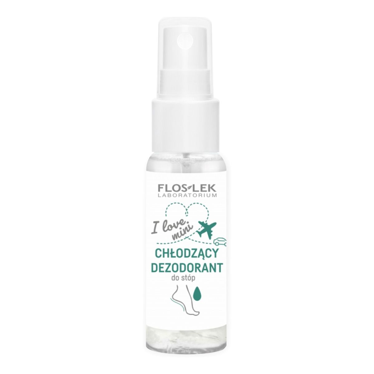 FlosLek I Love Mini chłodzący Dezodorant do stóp 30ml