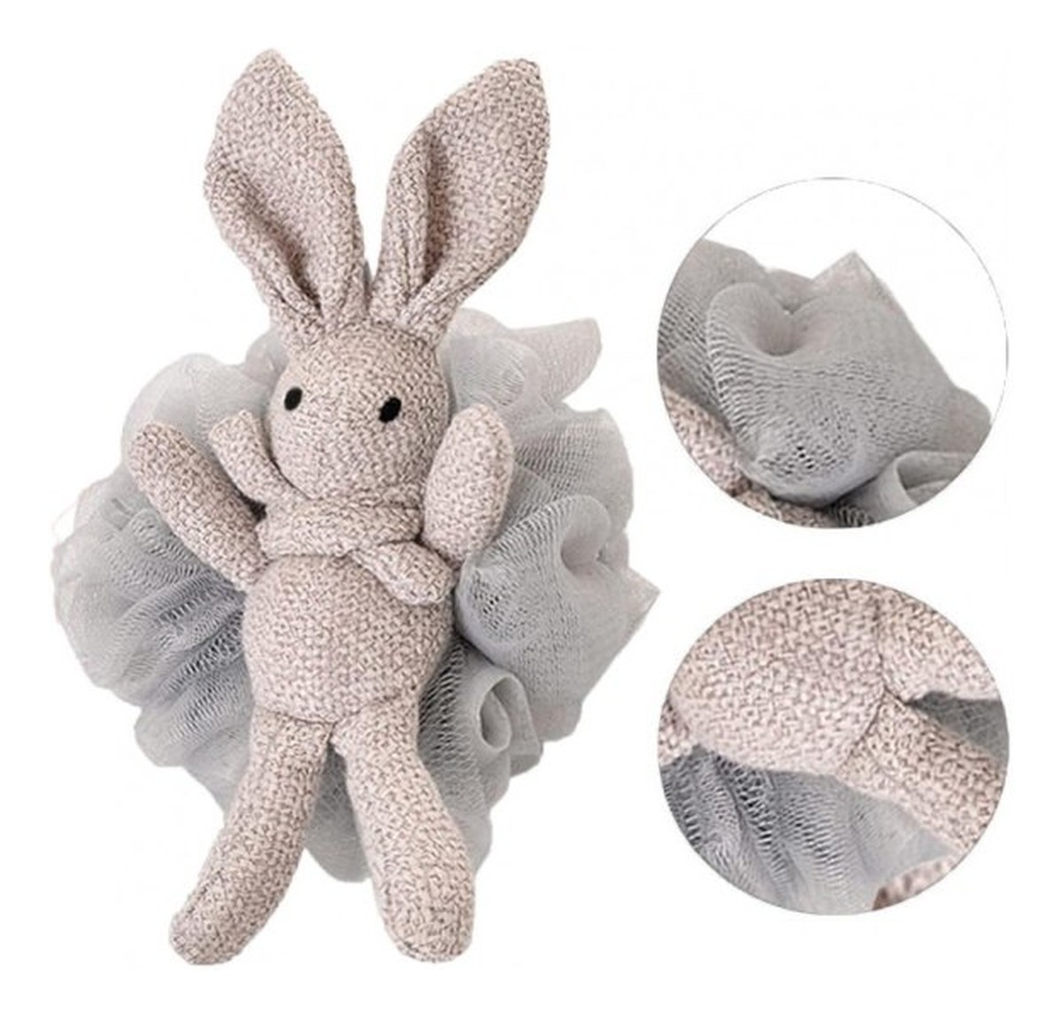 Gąbka do mycia ciała Bunny 15 cm GB10SZ