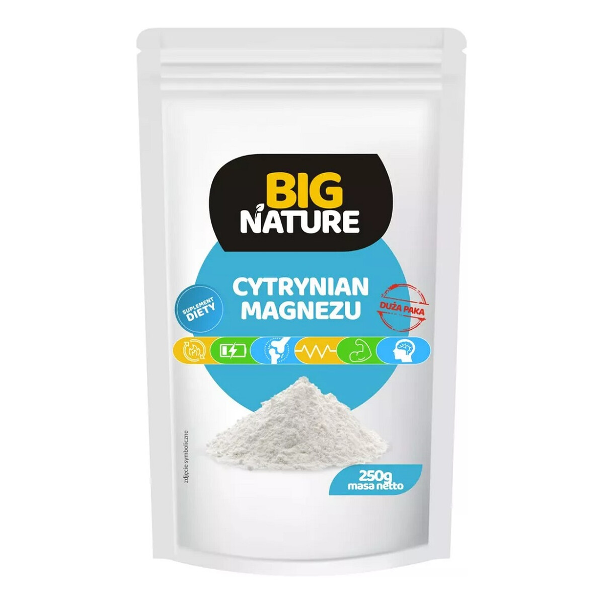 Big Nature Cytrynian magnezu suplement diety 250g