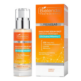 Energy Boost emulsyjne serum-shot odżywczo-witalizujące 15% podwójnej witaminy C