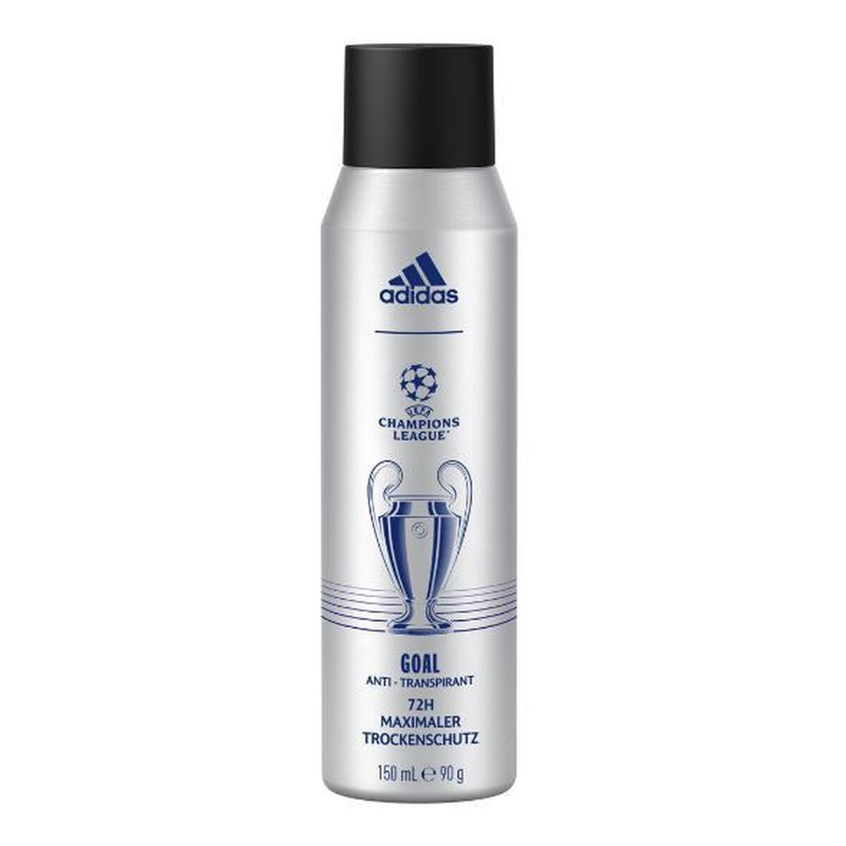 Adidas Champions League Antyperspirant w sprayu UEFA Silver 150ml