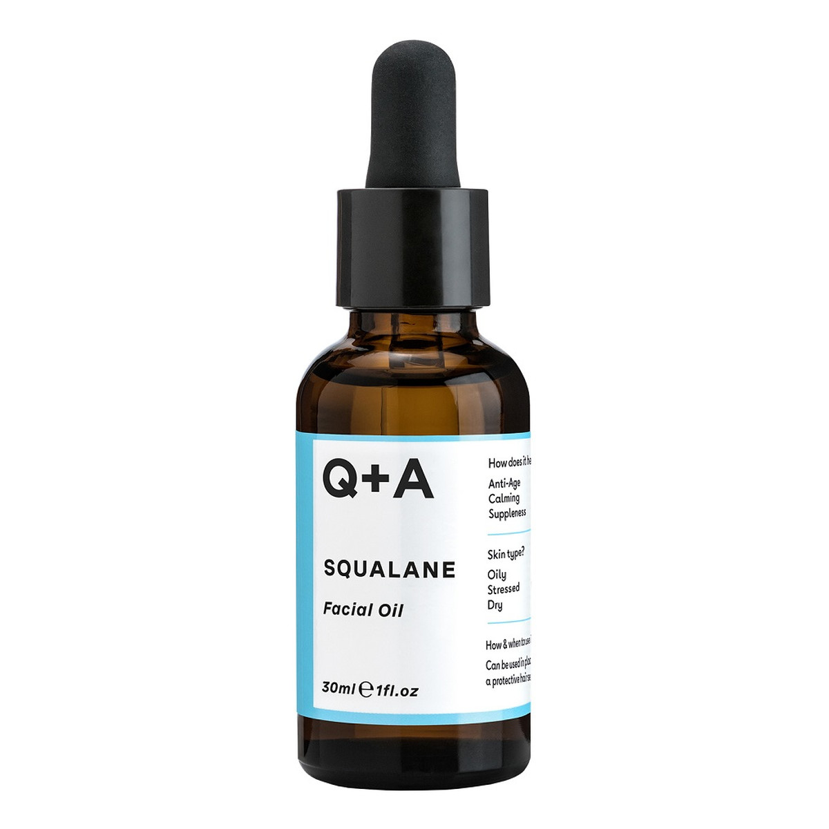 Q+A Squalane Facial Oil Olejek do twarzy ze skwalanem 30ml