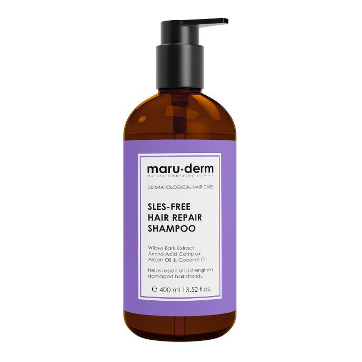 Maru-Derm Regenerujący szampon do włosów zniszczonych 400ml