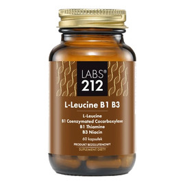 L-Leucine B1 B3 suplement diety 60 kapsułek