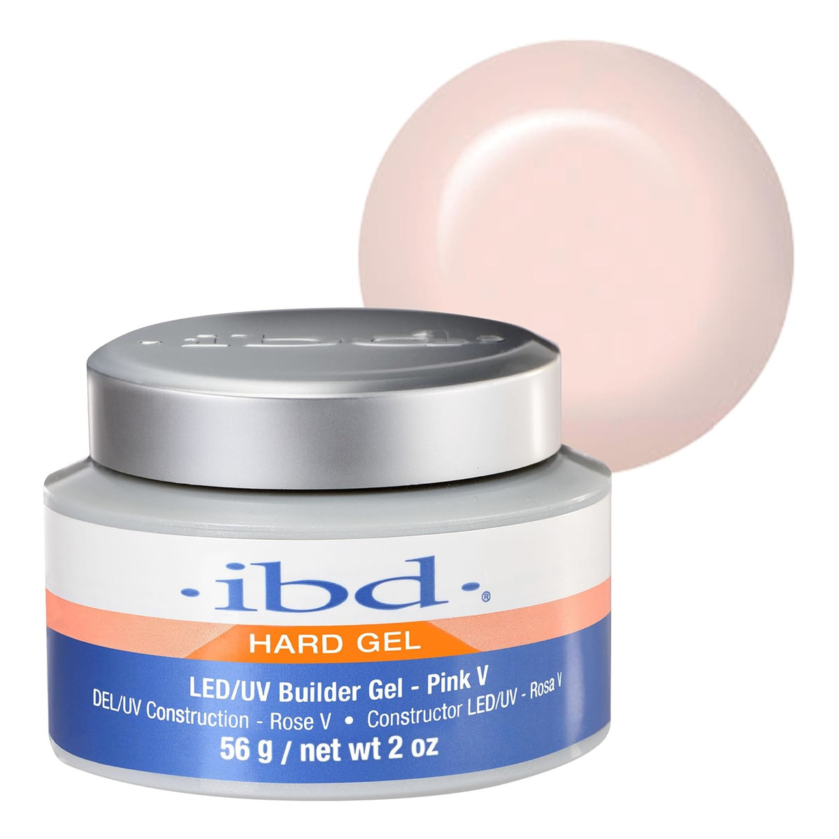 IBD Hard Gel UV/LED Builder Gel żel budujący do paznokci Pink 56g