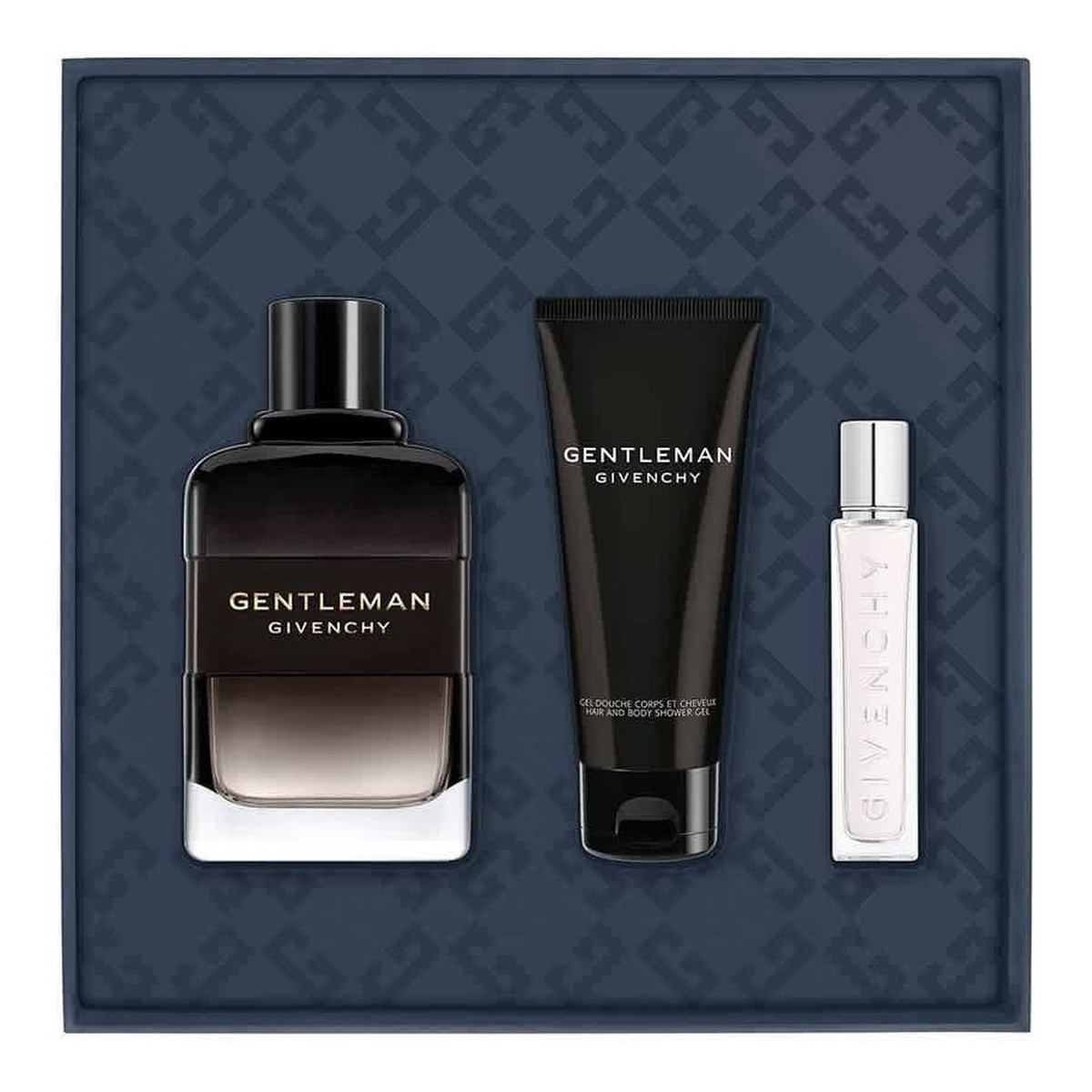 Givenchy Gentleman Boisee zestaw woda perfumowana spray 100ml + żel pod prysznic 75ml + woda perfumowana spray 12.5ml