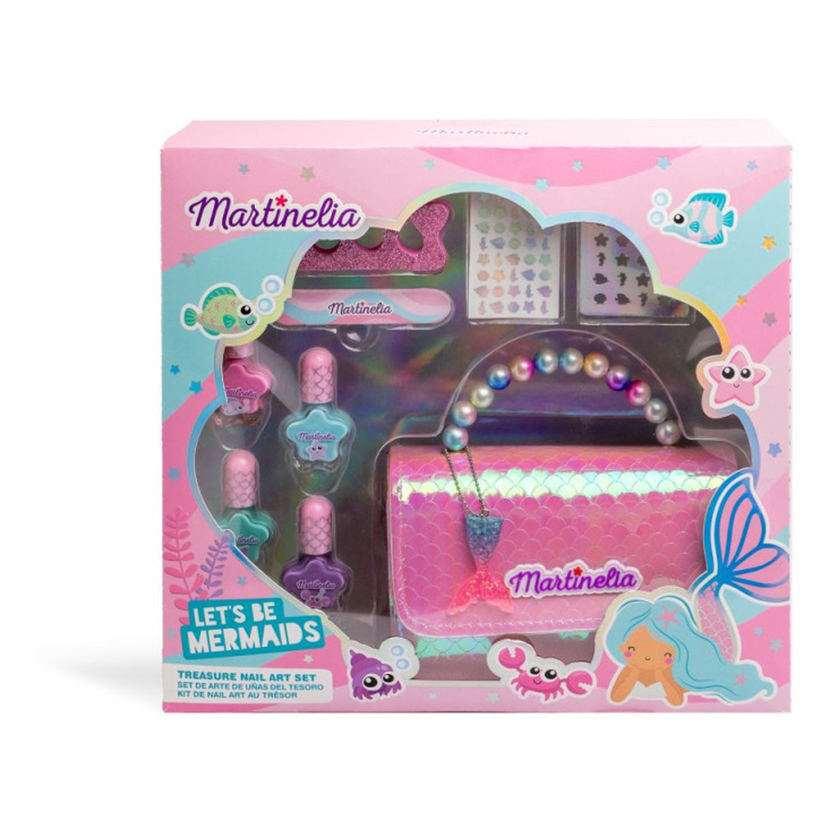 Martinelia Let's be mermaids zestaw do paznokci
