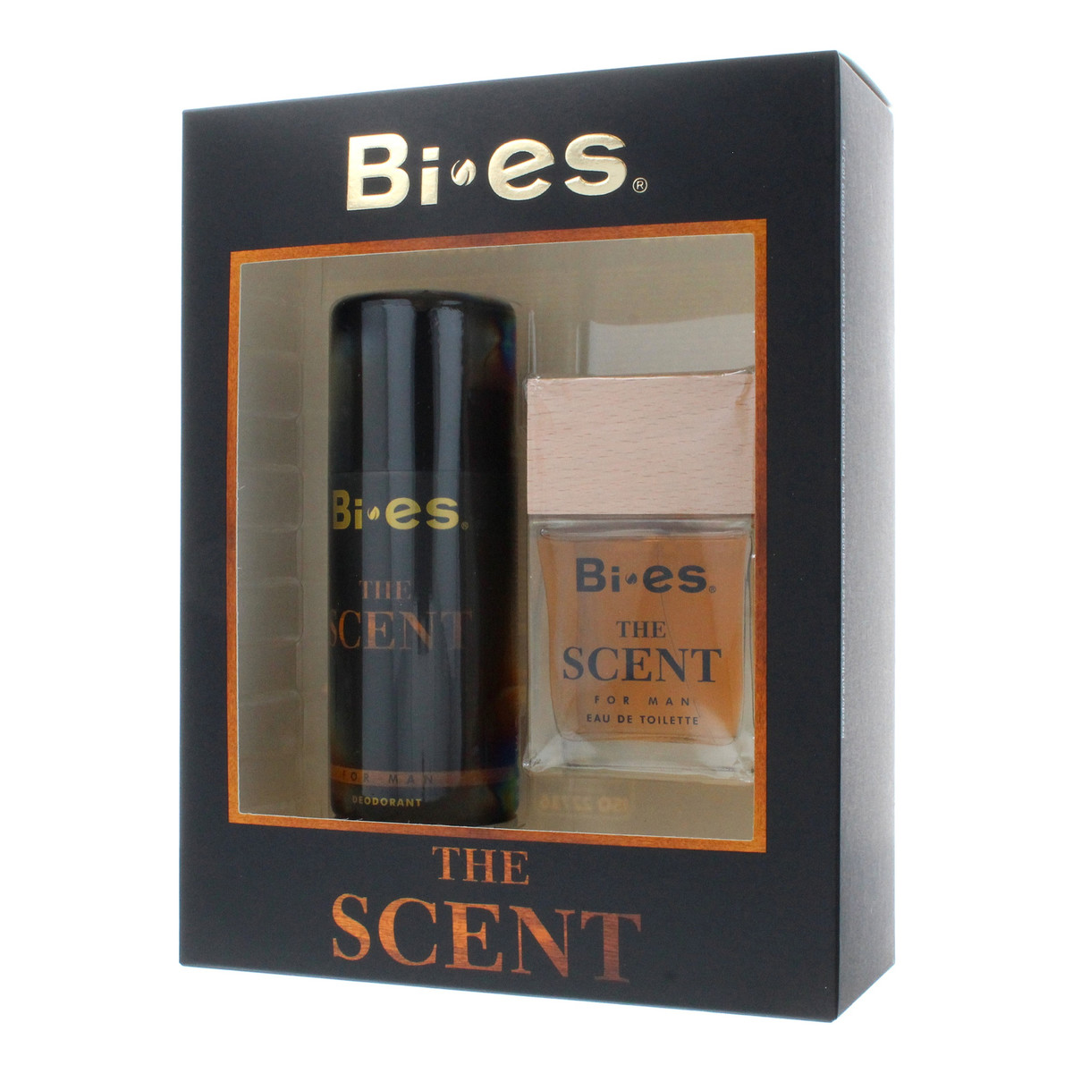 Bi-es The Scent Man Komplet (woda toaletowa 100ml+dezodorant spray 150ml) 250ml