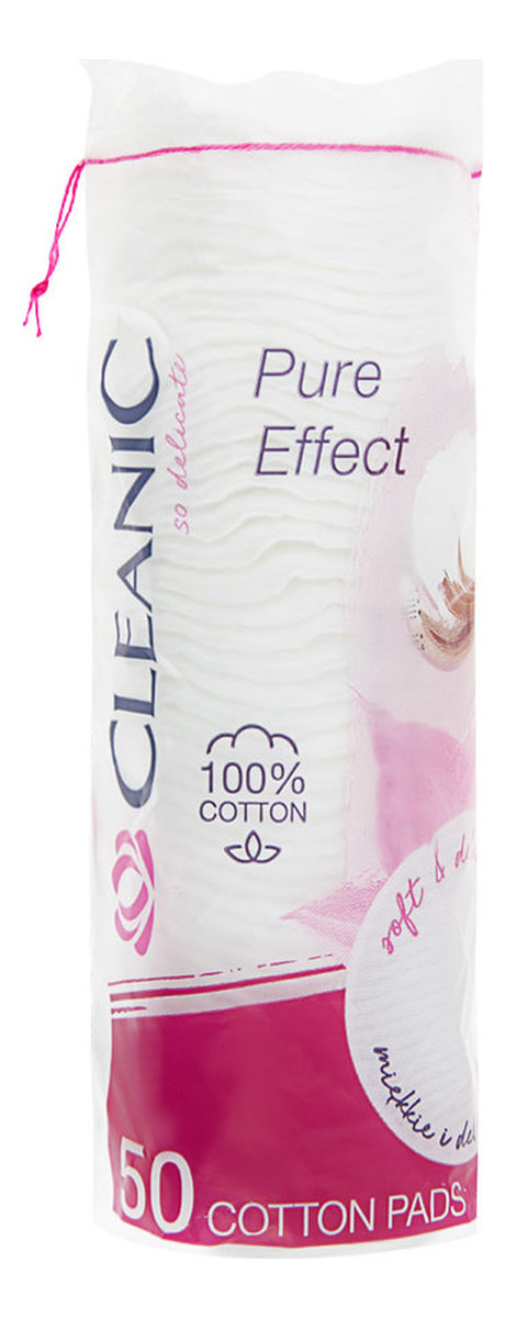 Pure Effect Płatki kosmetyczne okrągłe 50szt.