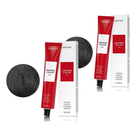 Kremowa farba do włosów z olejem kokosowym Black (1) 2szt.x100ml