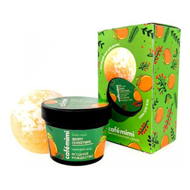 Zestaw podarunkowy Spicy Citrus krem do ciała + musująca kula do kąpieli