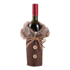 Pokrowiec na butelkę świąteczny
