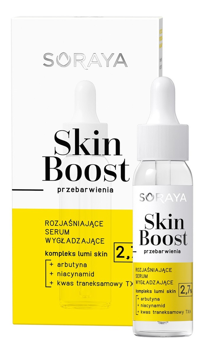 Skin boost rozjaśniające serum wygładzające-przebarwienia