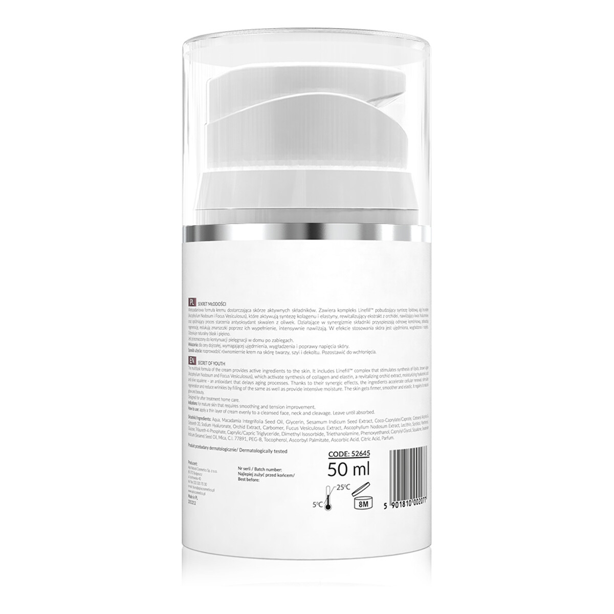 Apis Home Terapis Professional Krem Wypełniająco Napinający z Kompleksem Linefill Sekret Młodości Do Cery Dojrzałej 50ml