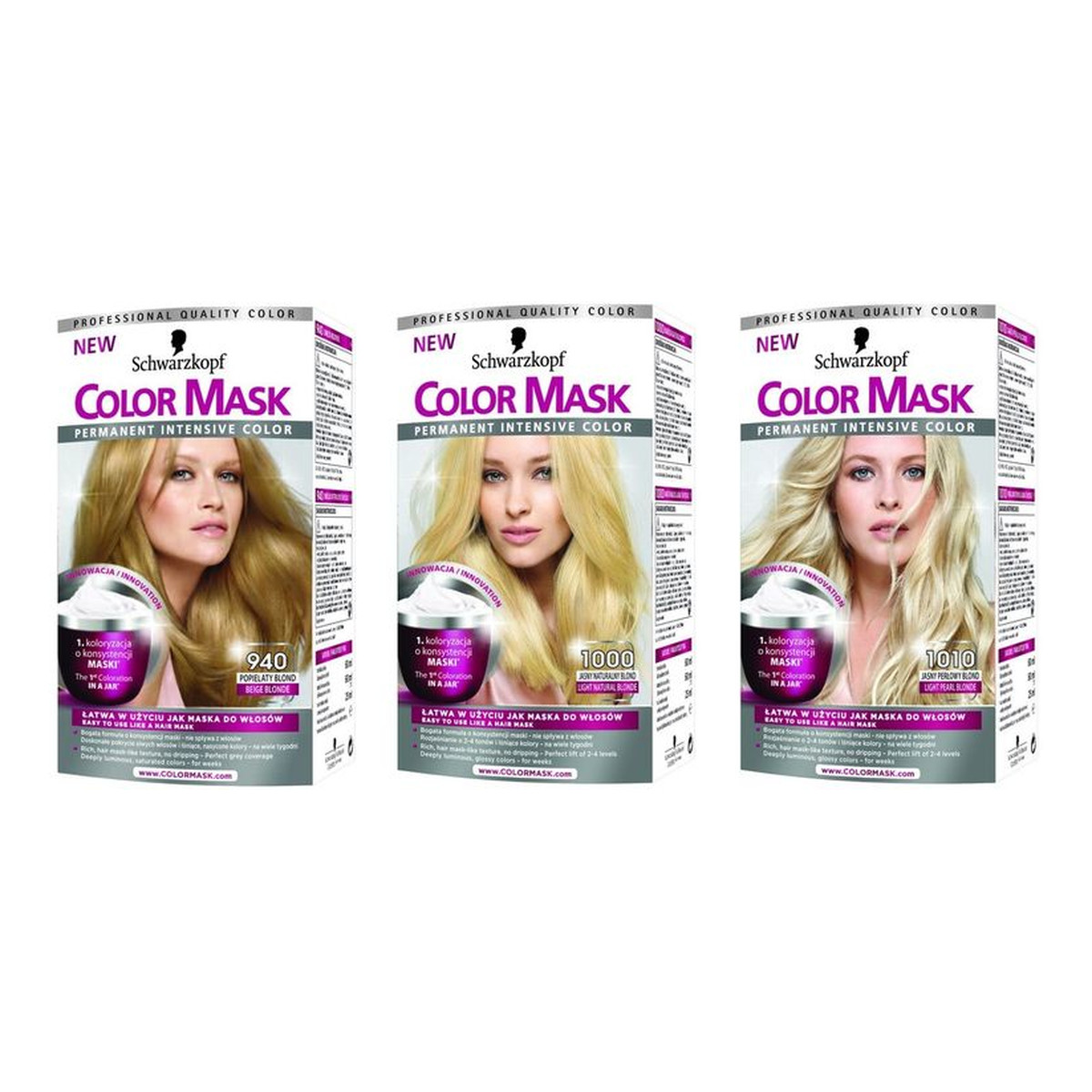 Schwarzkopf Permanent Intensive Color Color Mask Farba Do Włosów 145ml