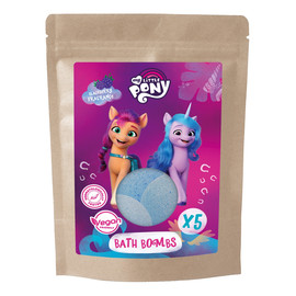 Kids my little pony kule koloryzujące do kąpieli jeżyna, malina 5 x 50g