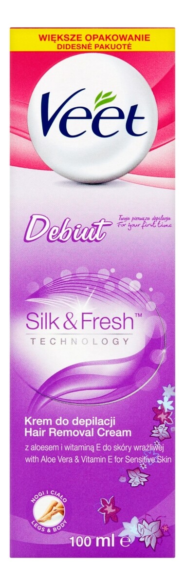 Krem do depilacji skóra wrażliwa