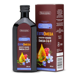 Estromega bioestry kwasów omega 3-6-9 suplement diety w płynie