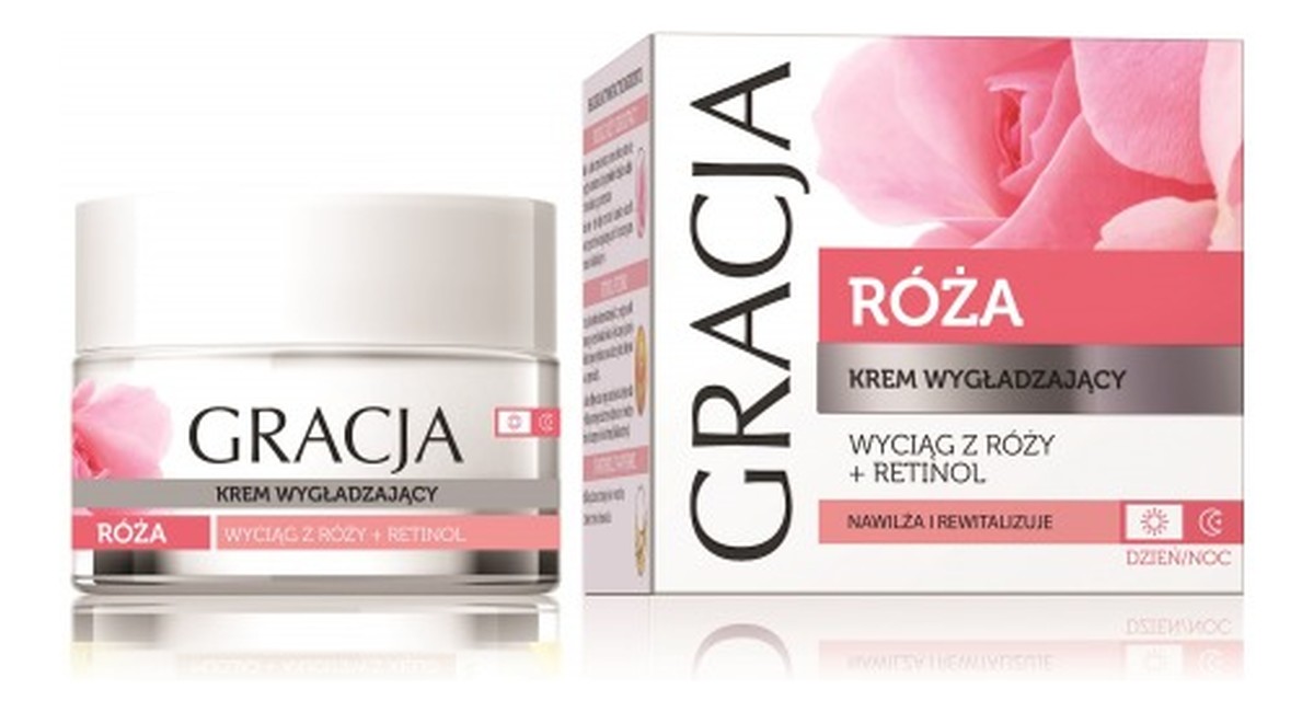 Krem różany na dzień i na noc wygładzający