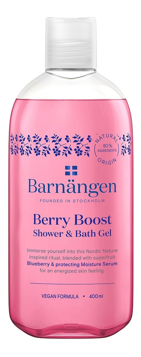 Berry Boost Shower & Bath Gel - Żel do kąpieli i pod prysznic z olejkiem z czarnych jagód