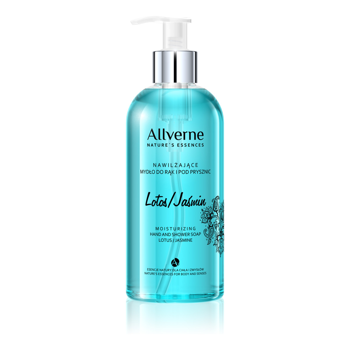 Allvernum Lotos Jaśmin Nature’s Essences Nawilżające Mydło Do Rąk i Pod Prysznic 300ml