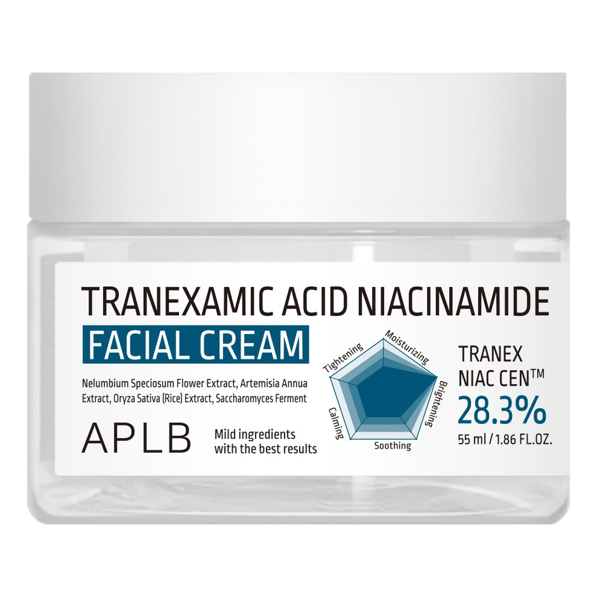 APLB Tranexamic Acid Niacinamide Facial Cream rozjaśniający Krem do twarzy 55ml