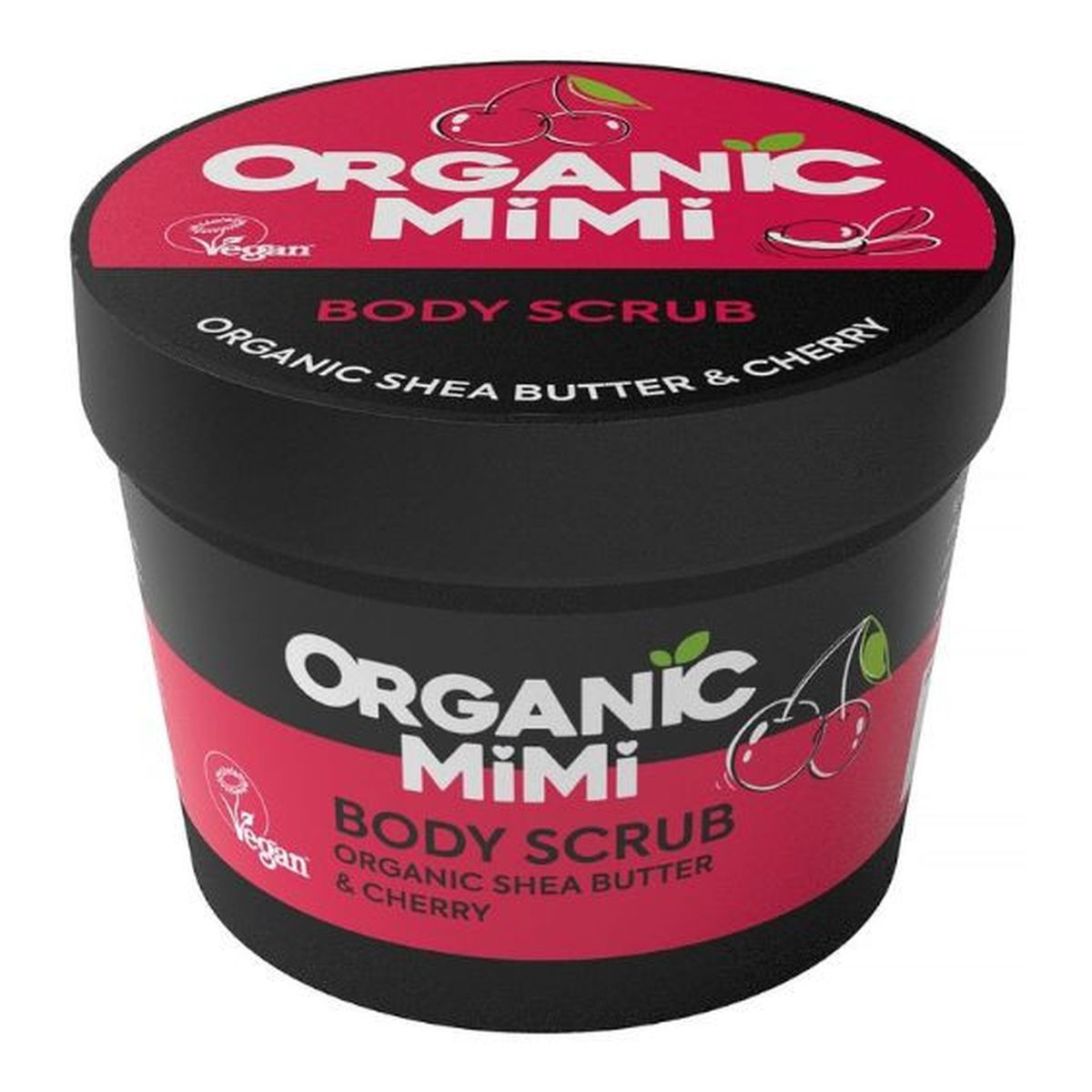 Organic Mimi Peeling do ciała Masło Shea i Wiśnie 120g