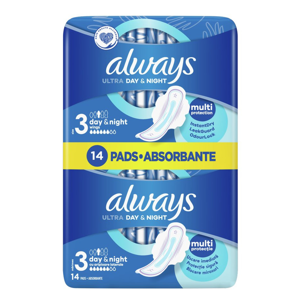 Always Ultra Day & Night Podpaski ze Skrzydełkami