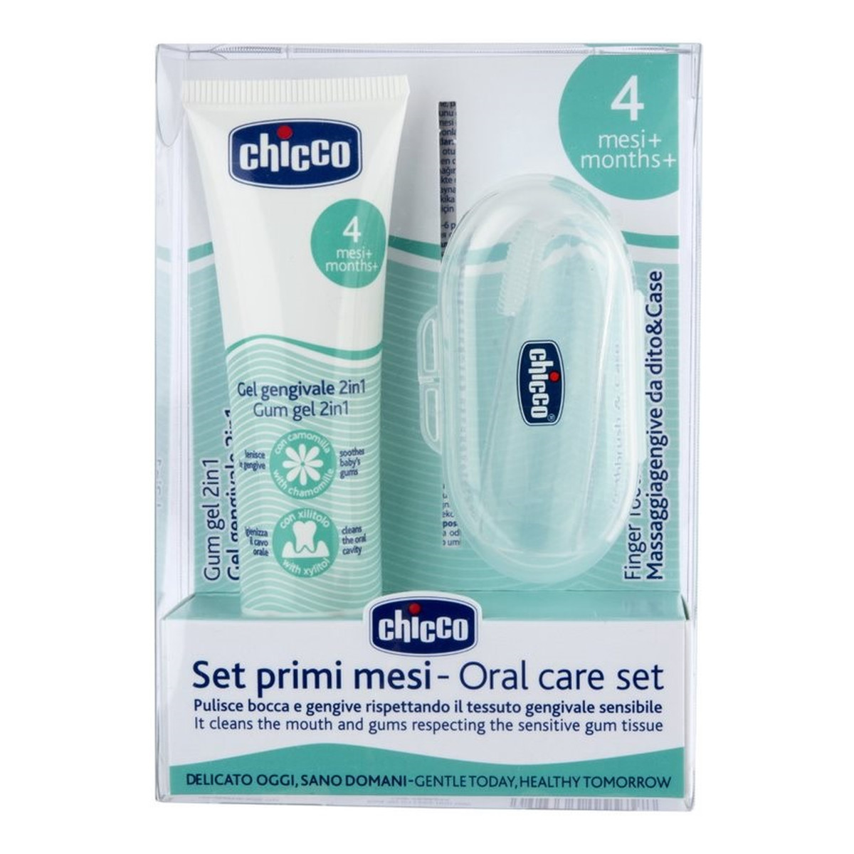 Chicco Zestaw do higieny jamy ustnej Żel na ząbkowanie + Szczoteczka 30ml