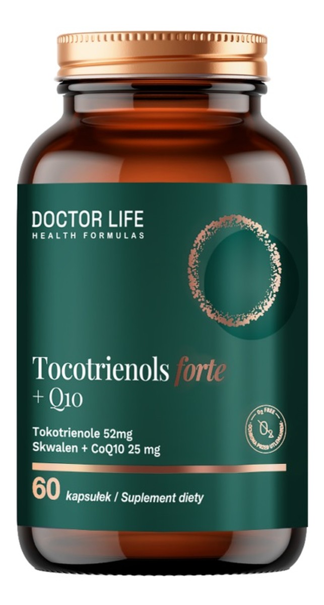 Tocotrienols Forte + Q10 suplement diety 60 Kapsułek