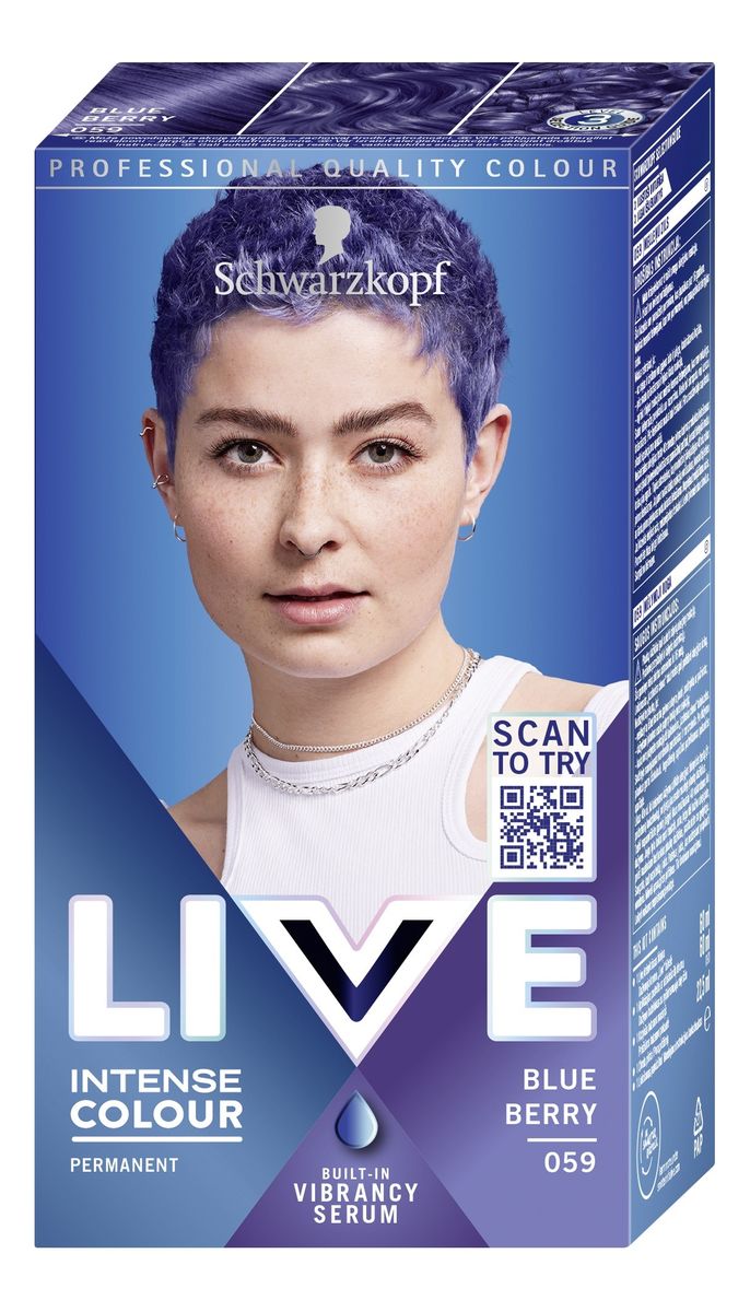Live blue berry farba do włosów 059